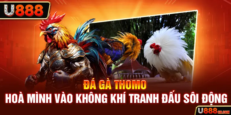 Đá Gà Thomo - Hoà Mình Vào Không Khí Tranh Đấu Sôi Động Đá Gà Thomo được nhà cái U888 cung cấp trực tiếp