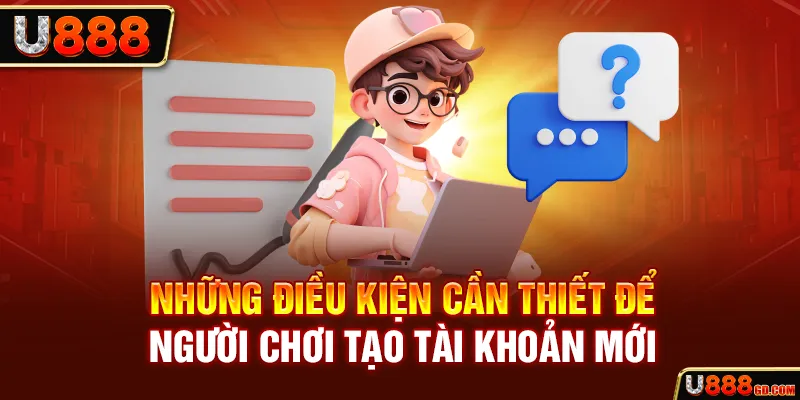 Câu Hỏi Thường Gặp Những điều kiện cần thiết để người chơi tạo tài khoản mới