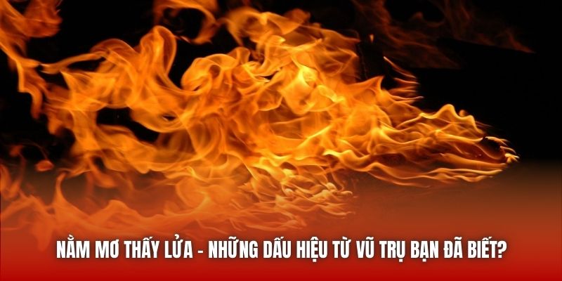 Nằm Mơ Thấy Lửa - Những Dấu Hiệu Từ Vũ Trụ Bạn Đã Biết?